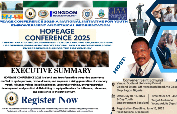 Hopeage conference convener Saint Edmund